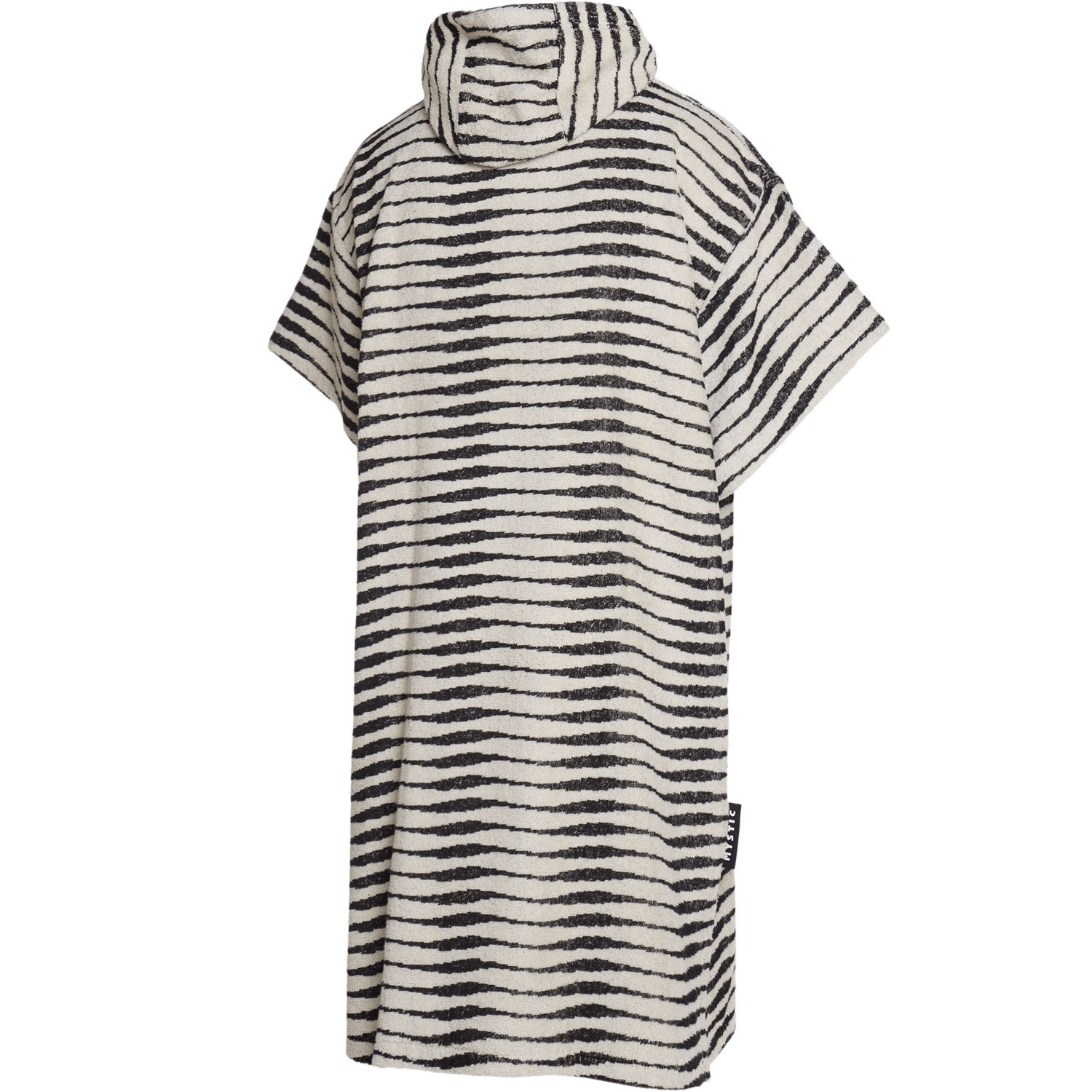  Mystic Jaquard Cotton Poncho Robe- Marshmallow