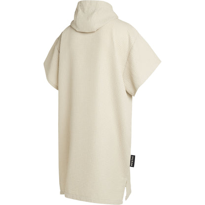  Mystic Waffle Cotton Poncho Robe- Sand