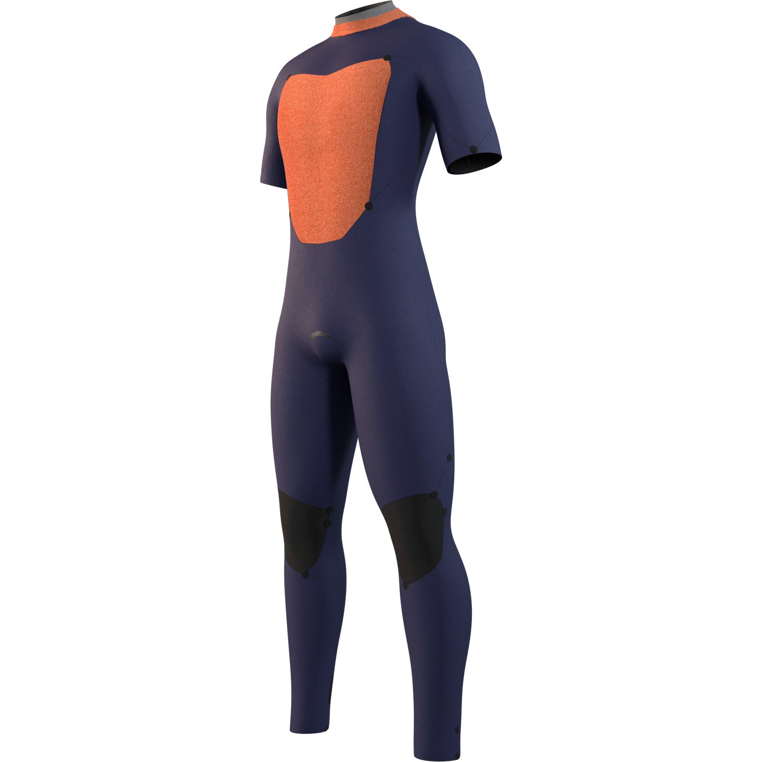  Mystic STAR 3/2mm Back-Zip Short Arm Wetsuit - Black