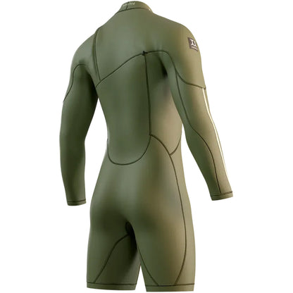  Mystic The One 3/2 Front-Zip Longarm Shorty Wetsuit- Moss