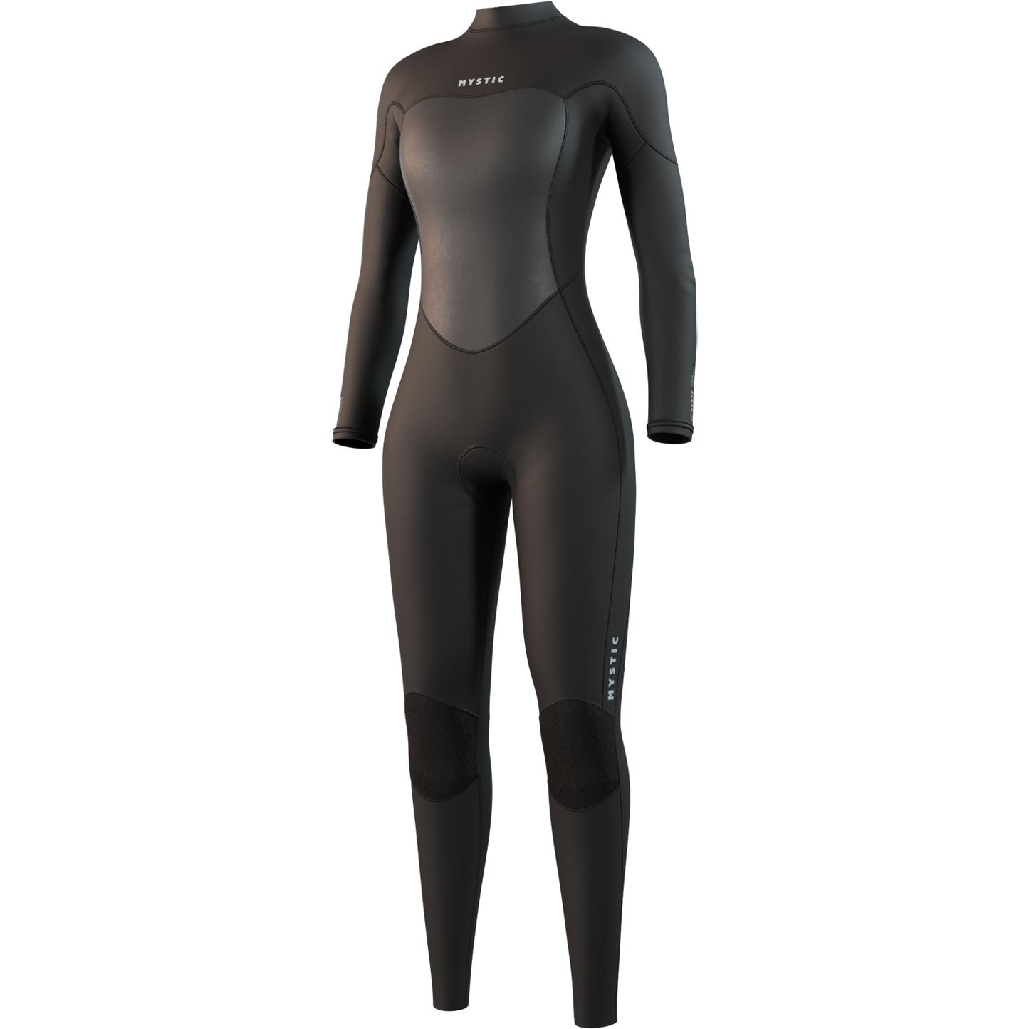  Mystic Womens Brand 3/2mm Back-Zip Fullsuit Wetsuit - Black