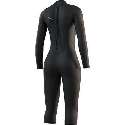  Mystic Womens Brand 3/2mm Back-Zip Short Leg Wetsuit - Black