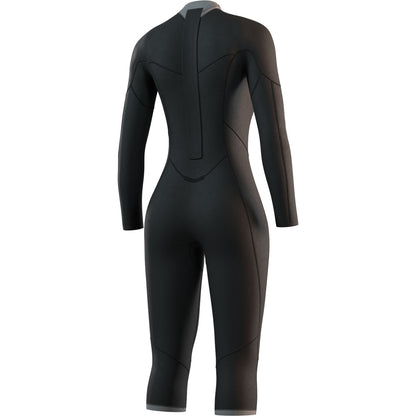  Mystic Womens Brand 3/2mm Back-Zip Short Leg Wetsuit - Black