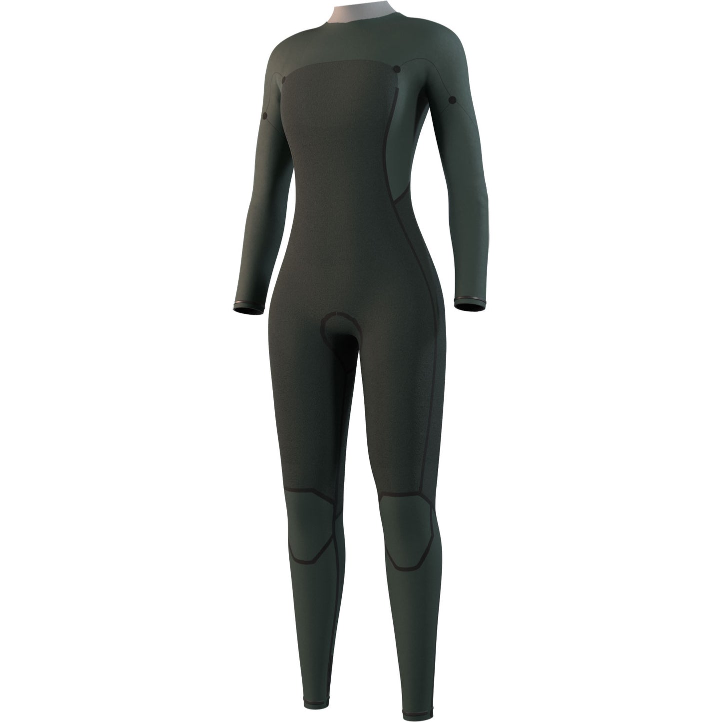  Mystic Womens HAVEN 3/2 Front-Zip Wetsuit - Purple