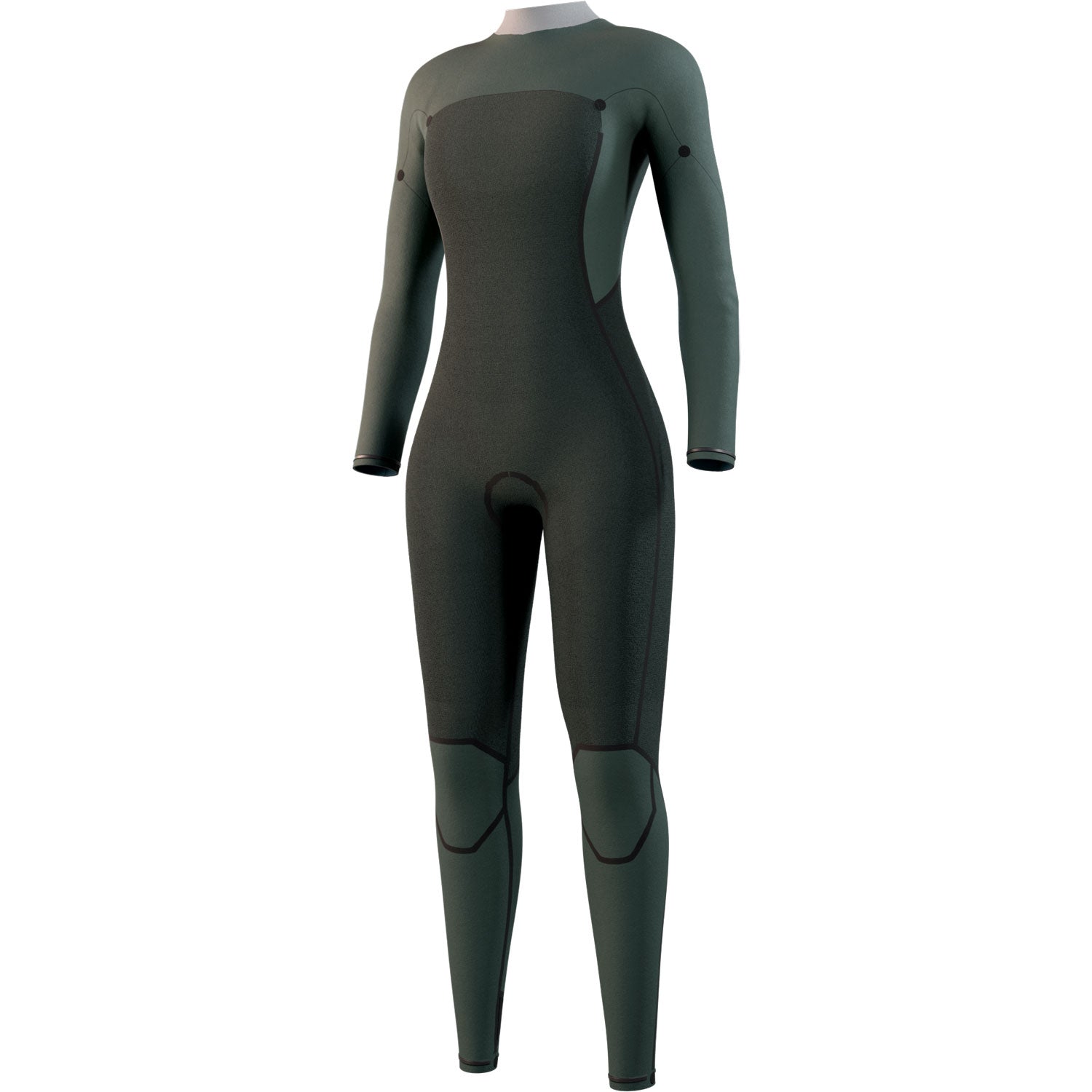  Mystic Womens HAVEN 5/3 Front-Zip Wetsuit- Teal