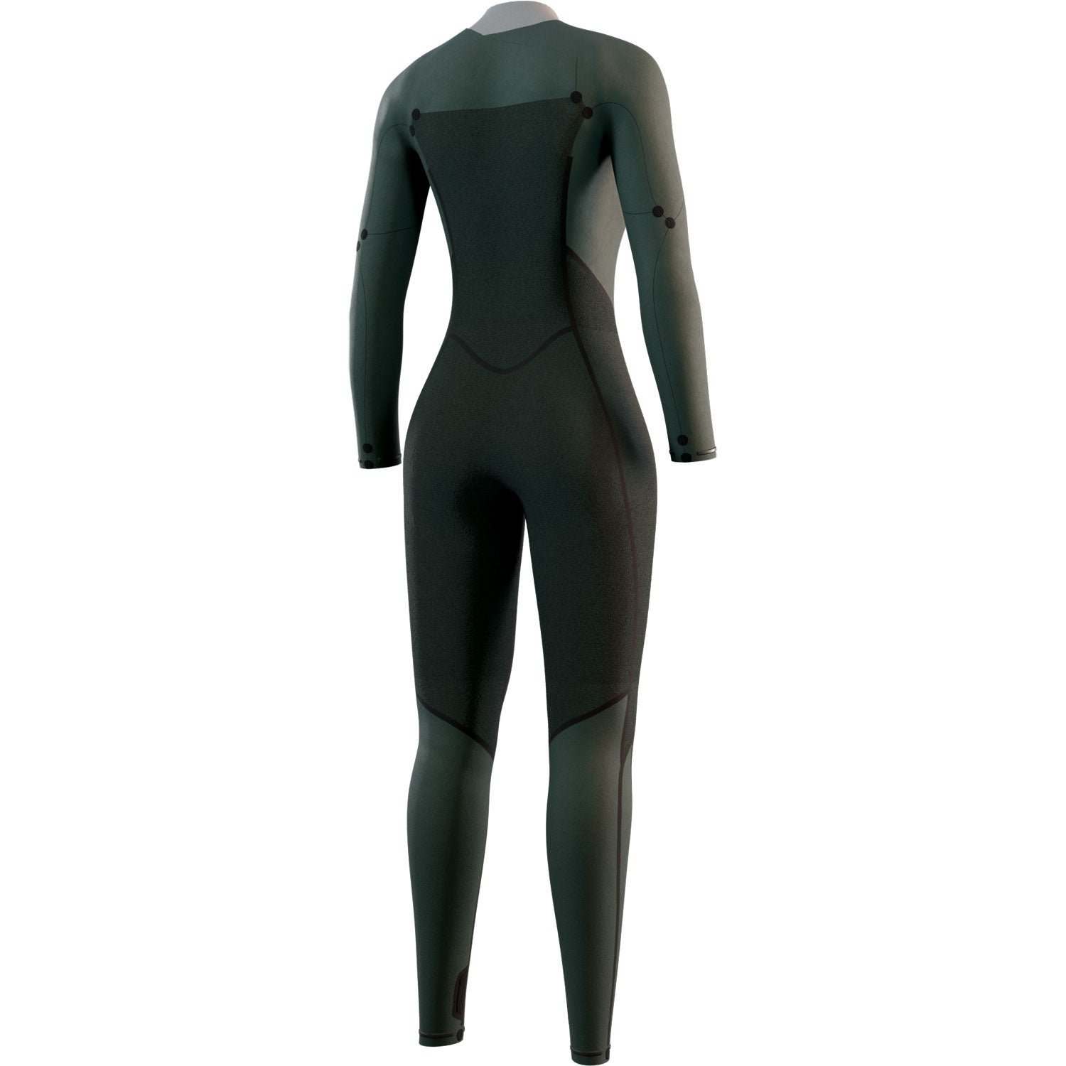  Mystic Womens HAVEN 5/3 Front-Zip Wetsuit- Teal
