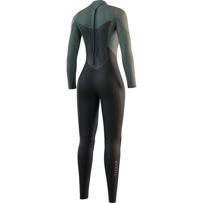  Mystic Womens Star 5/3mm Back-Zip Fullsuit Wetsuit - Dark Olive