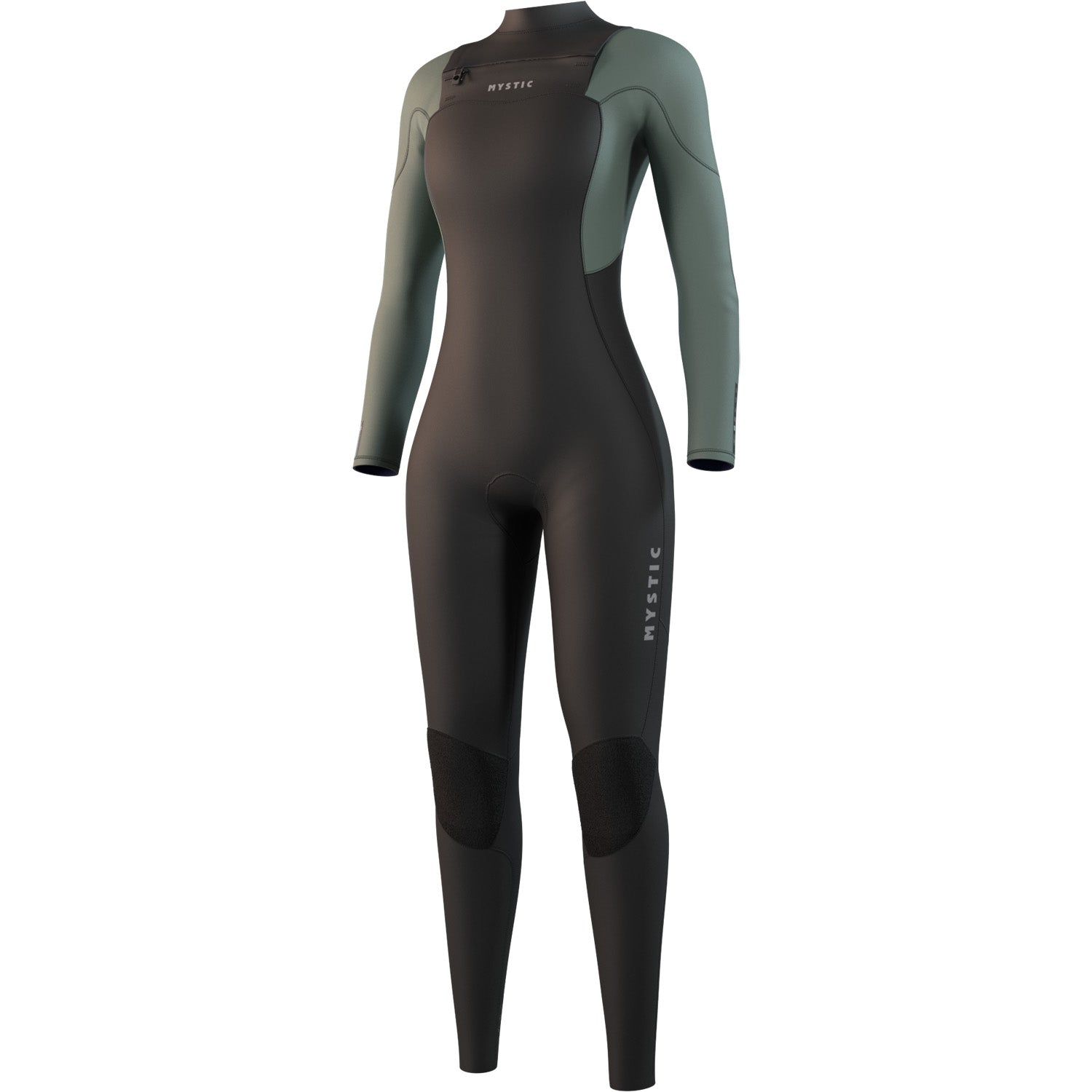 Mystic Womens Star 5/3mm Front-Zip Fullsuit Wetsuit - Dark Olive