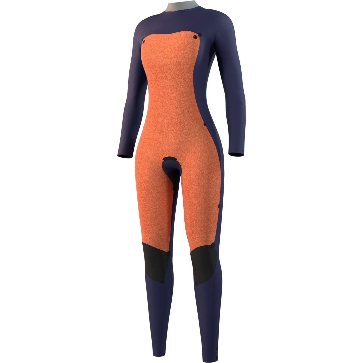  Mystic Womens Star 4/3mm Front-Zip Fullsuit Wetsuit - Black
