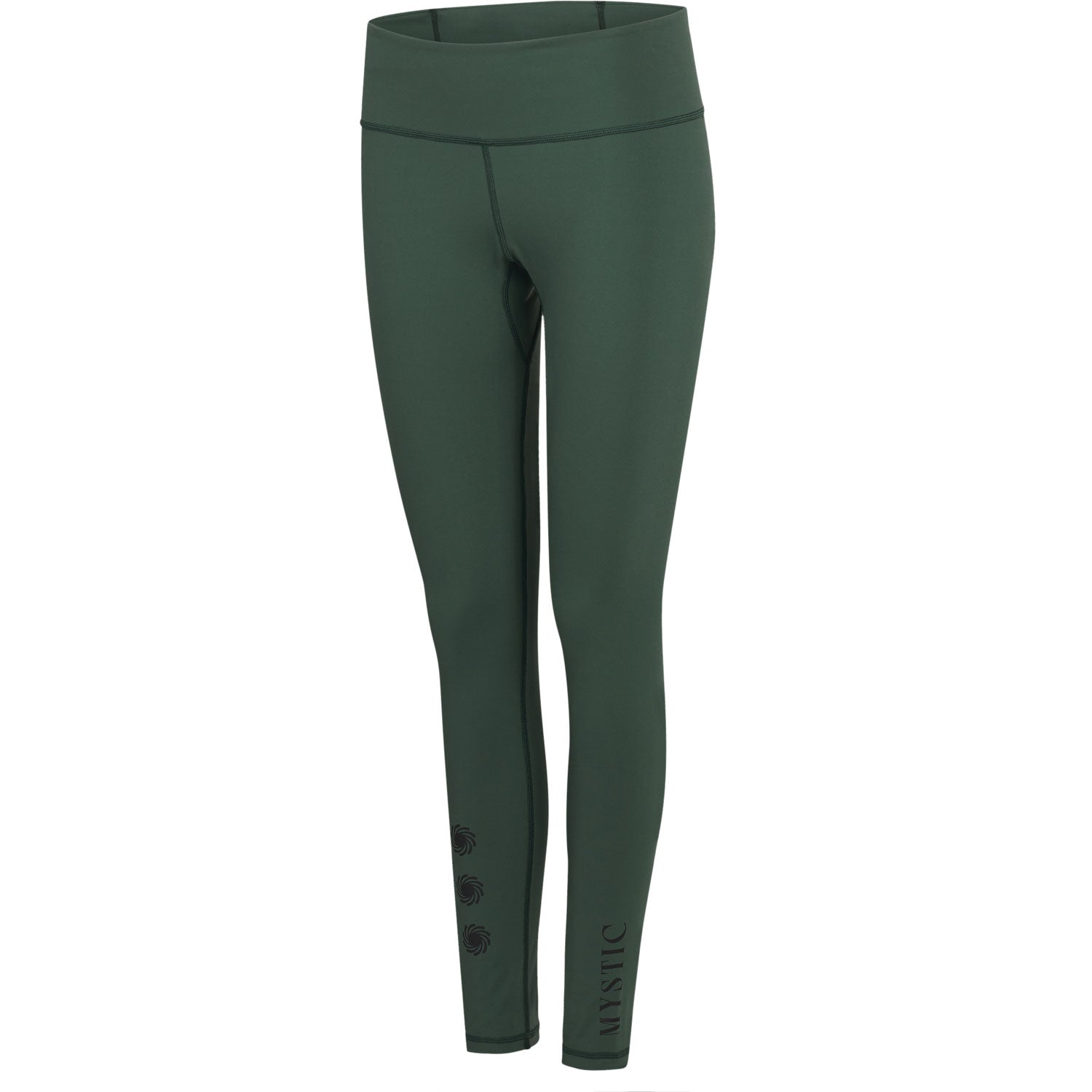 Mystic Womens Jayde Rash Leggings - Dark Olive