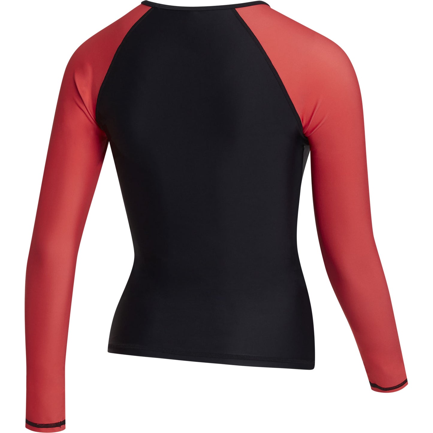  Mystic Womens Jayde Long-Sleeve Rashvest - Black/Red