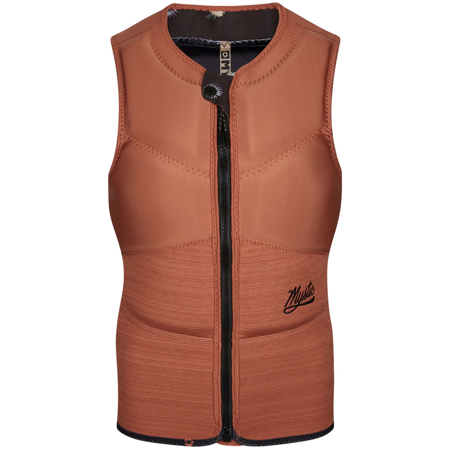  Mystic Womens DIVA Kite Surfing F-Zip Impact Vest - Rusty Red
