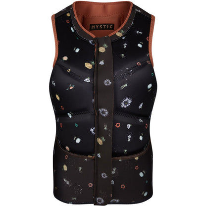  Mystic Womens DIVA Kite Surfing F-Zip Impact Vest - Rusty Red