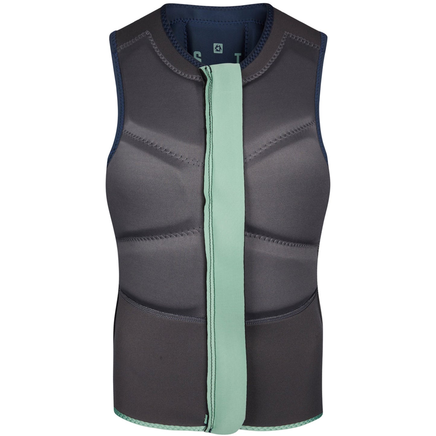  Mystic Womens Star F-Zip Kitesurf Impact Vest - Night Blue