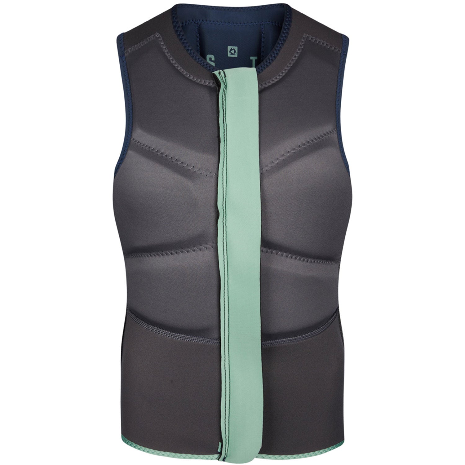  Mystic Womens Star F-Zip Kitesurf Impact Vest - Night Blue