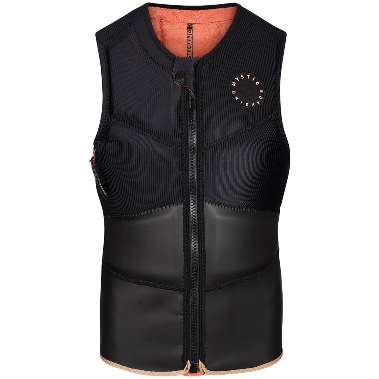  Mystic Womens Gem Kite Surfing F-Zip Impact Vest - Black