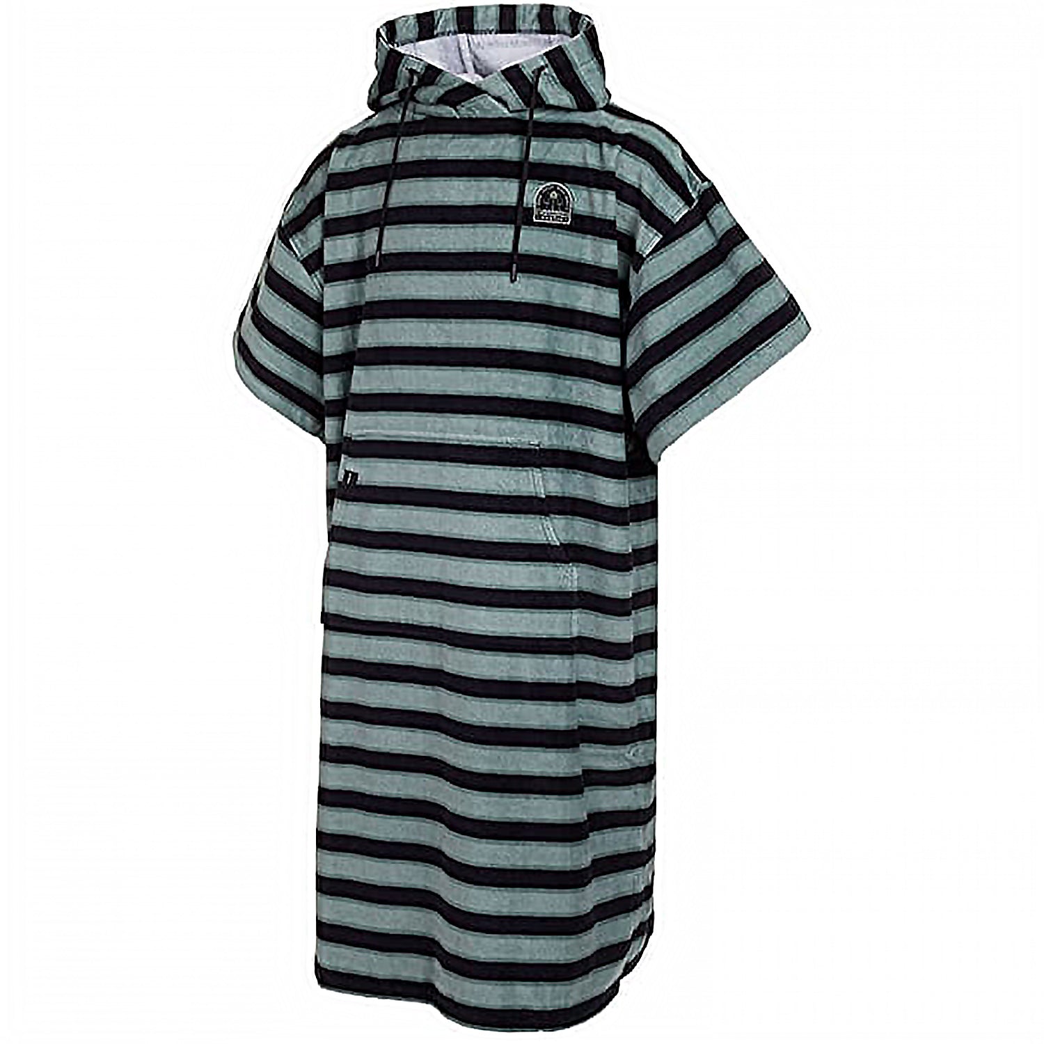  Mystic Velours AOP Poncho - Grey/Blue