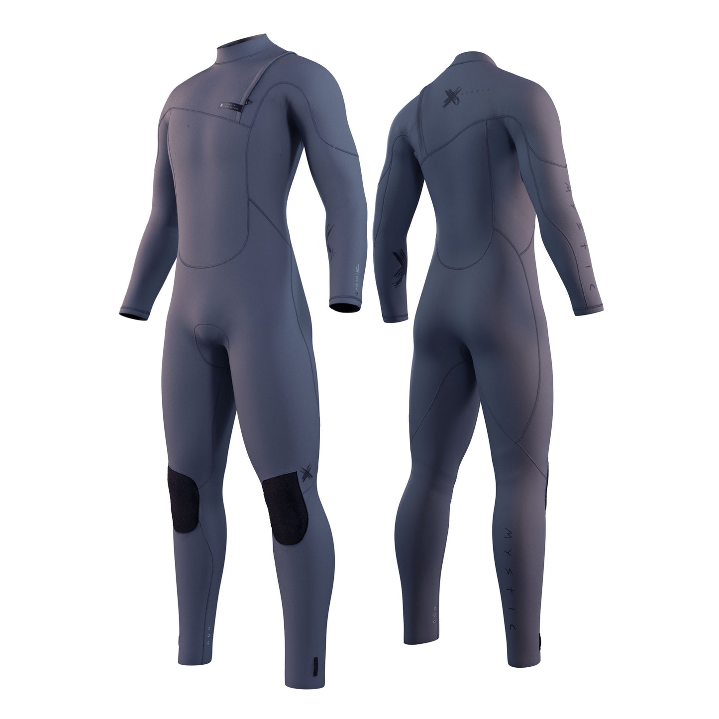  Mystic THE ONE 3/2 GBS Zip-Free Wetsuit - Grey