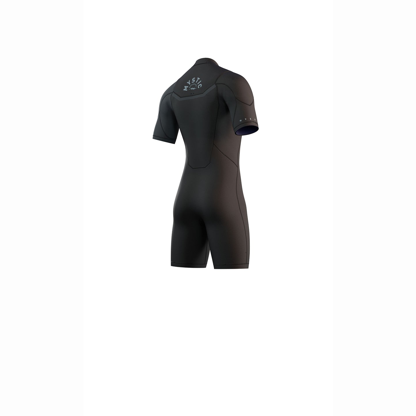  Mystic Marshall 3/2 GBS Front-Zip Shorty Wetsuit - Black/ Grey