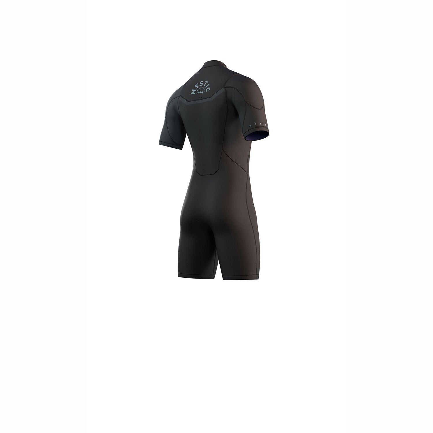  Mystic Marshall 3/2 GBS Front-Zip Shorty Wetsuit - Black/ Grey