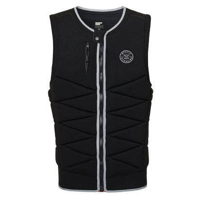  Mystic Outlaw Wake Boarding Front-Zip Impact Vest - Black