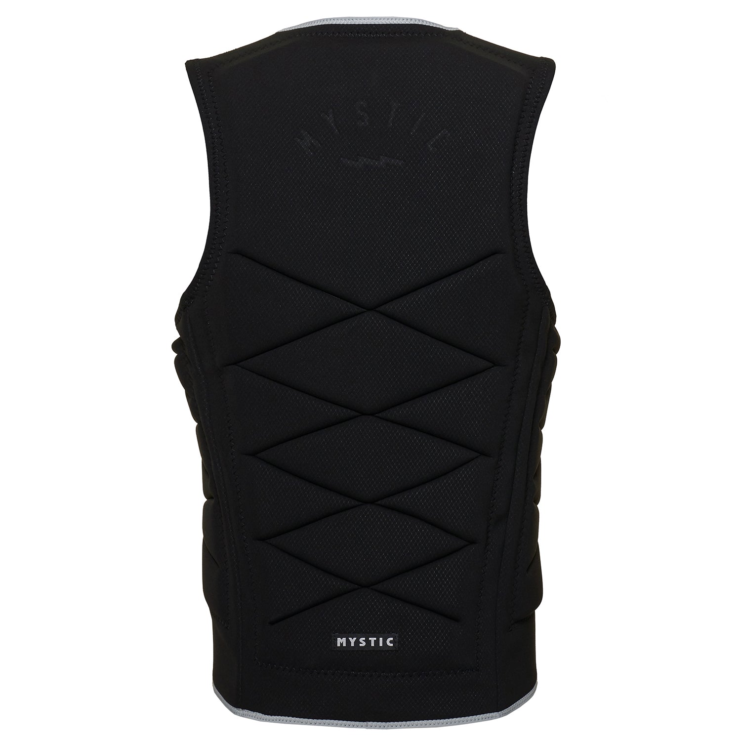  Mystic Outlaw Wake Boarding Front-Zip Impact Vest - Black