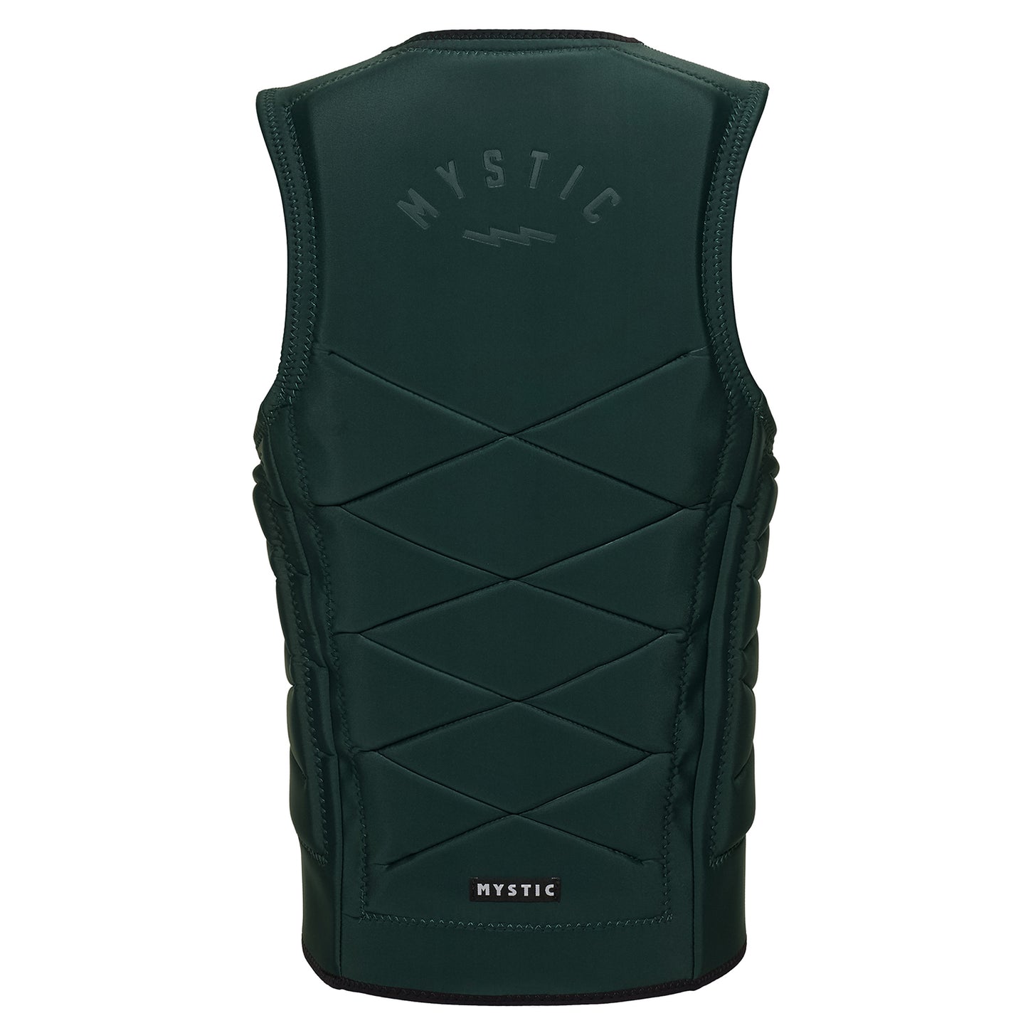  Mystic Outlaw Wake Boarding Front-Zip Impact Vest - Dark Leaf