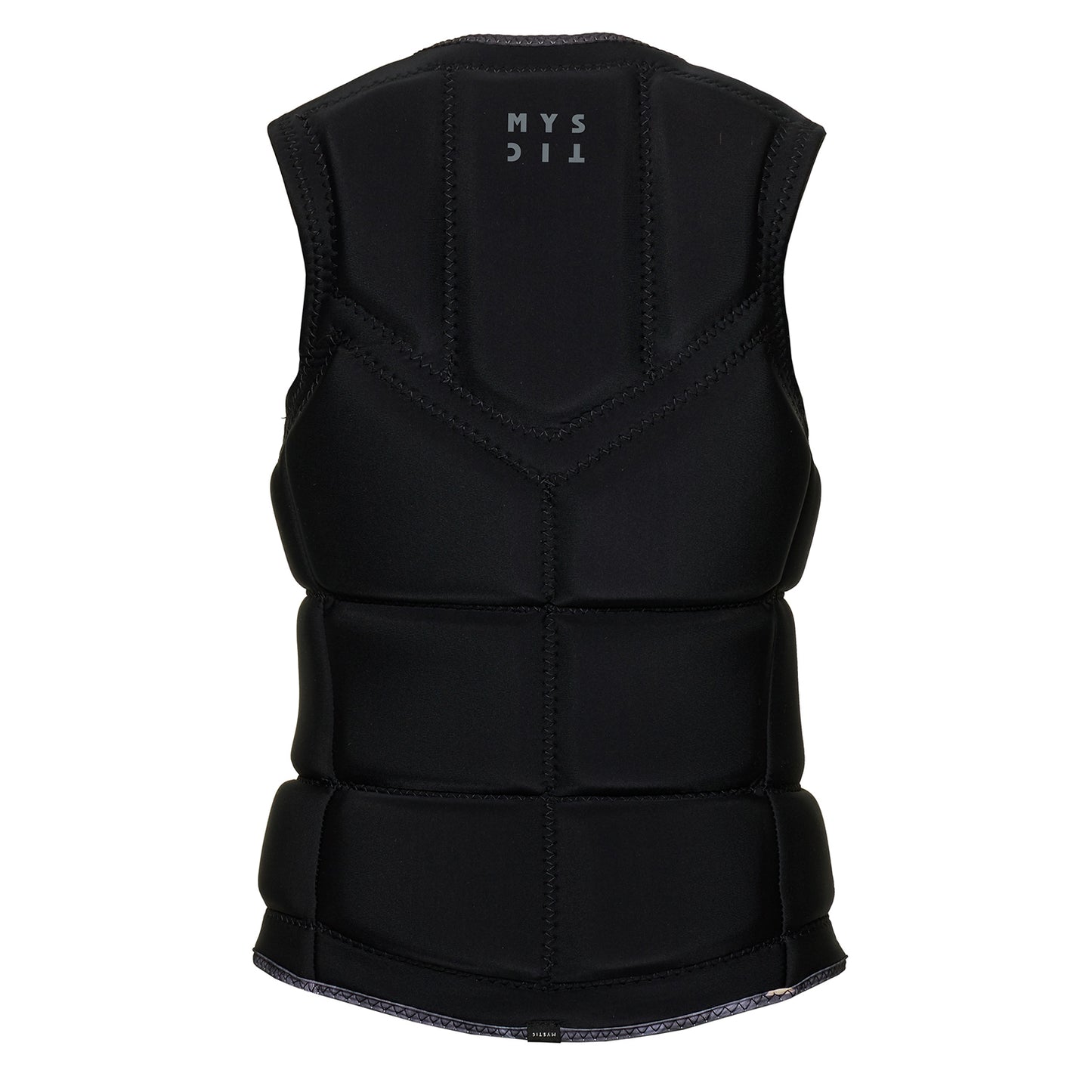  Mystic Womens Dazzled Wake Boarding Front-Zip Impact Vest - Black