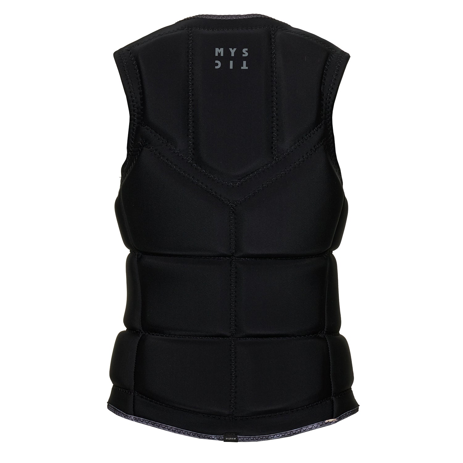  Mystic Womens Dazzled Wake Boarding Front-Zip Impact Vest - Black
