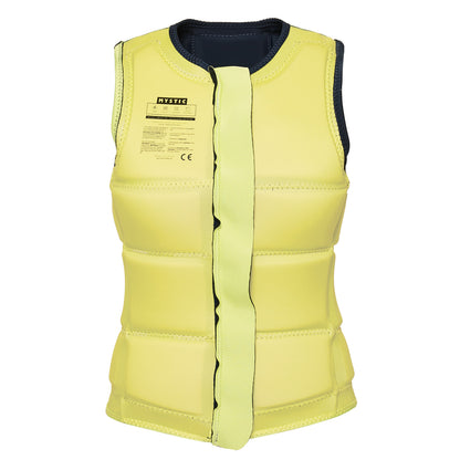  Mystic Womens Dazzled Wake Boarding Front-Zip Impact Vest - Night Blue