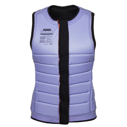  Mystic Womens Juice Wake Boarding Front-Zip Impact Vest - Black/Purple