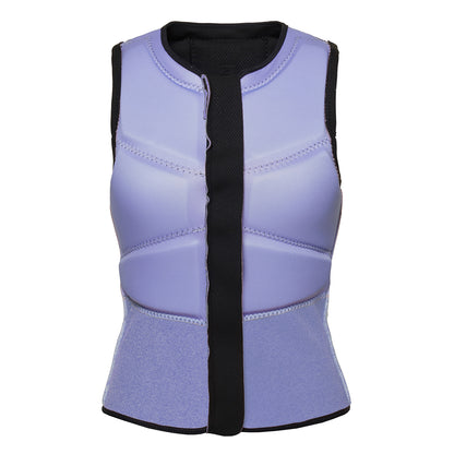  Mystic Womens Ruby Kite Surfing Front-Zip Impact Vest - Black/Purple