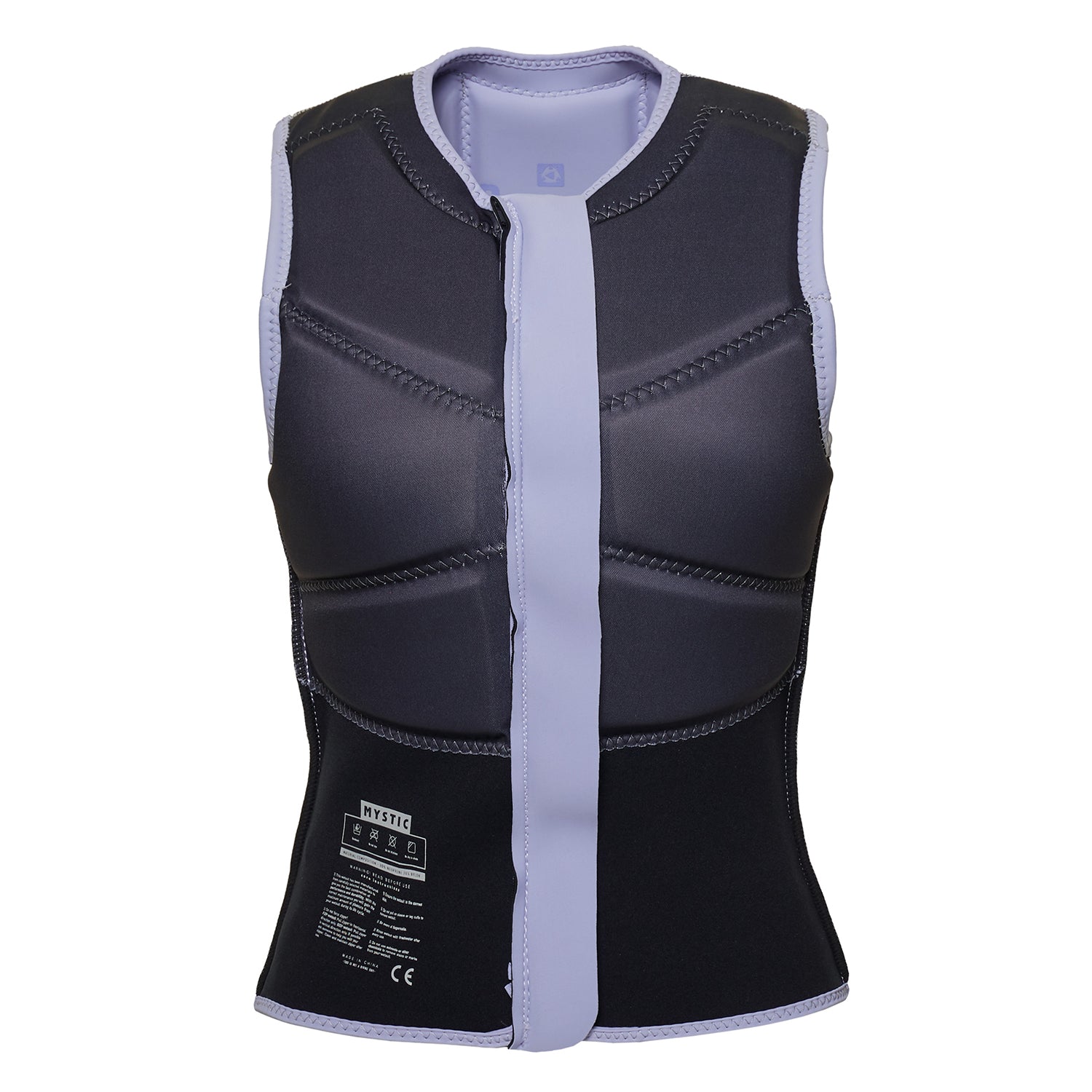  Mystic Womens Star Kite Surfing Front-Zip Impact Vest - Pastel Lilac
