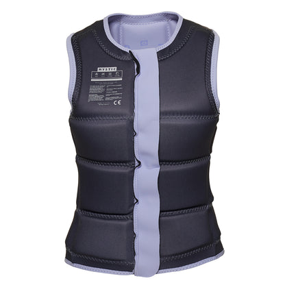 Mystic Womens Star Wake Boarding Front-Zip Impact Vest - Pastel Lilac