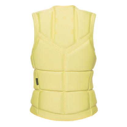  Mystic Womens Star Wake Boarding Front-Zip Impact Vest - Pastel Yellow
