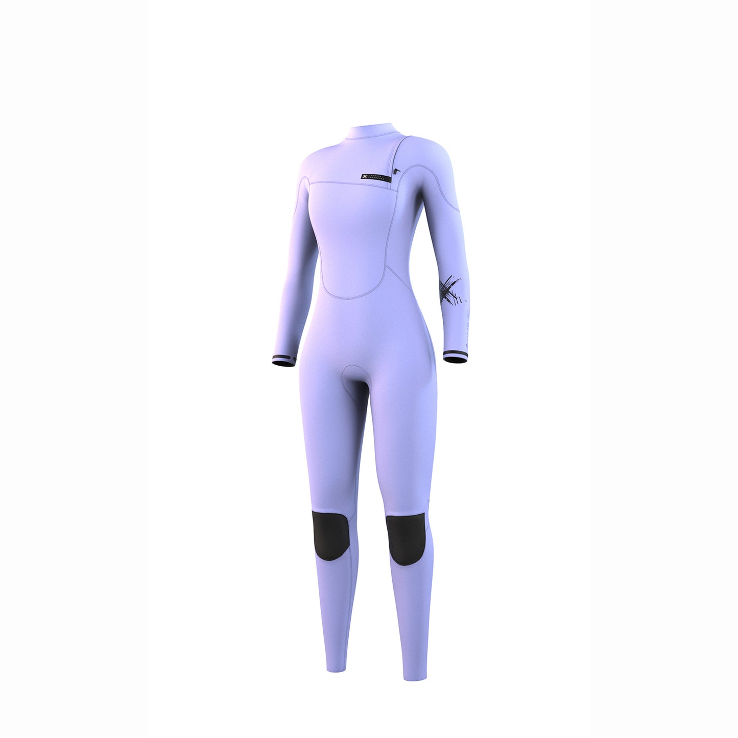  Mystic Womens The One 3/2 GBS Zip-Free Wetsuit - Pastel Lilac