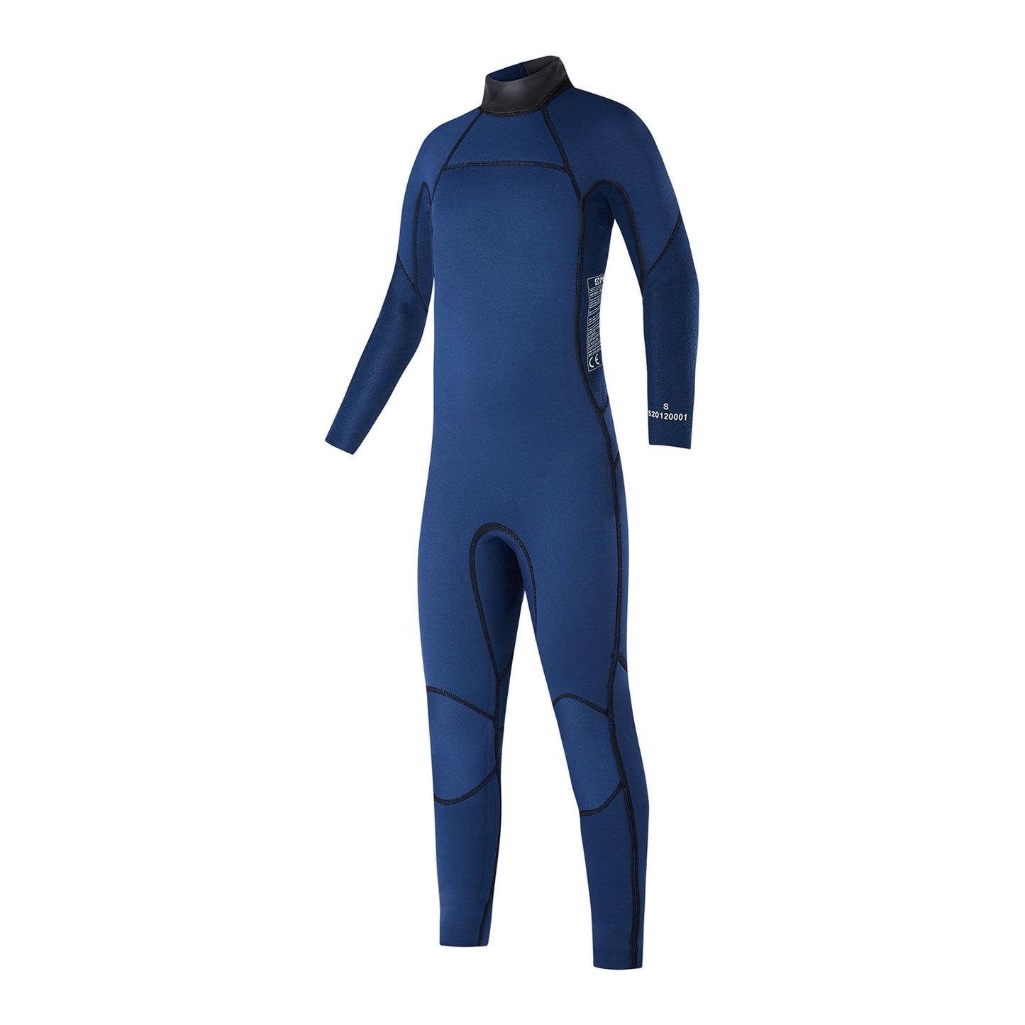  Mystic Junior Star 3/2 GBS Back Zip Flatlock Wetsuit - Night Blue