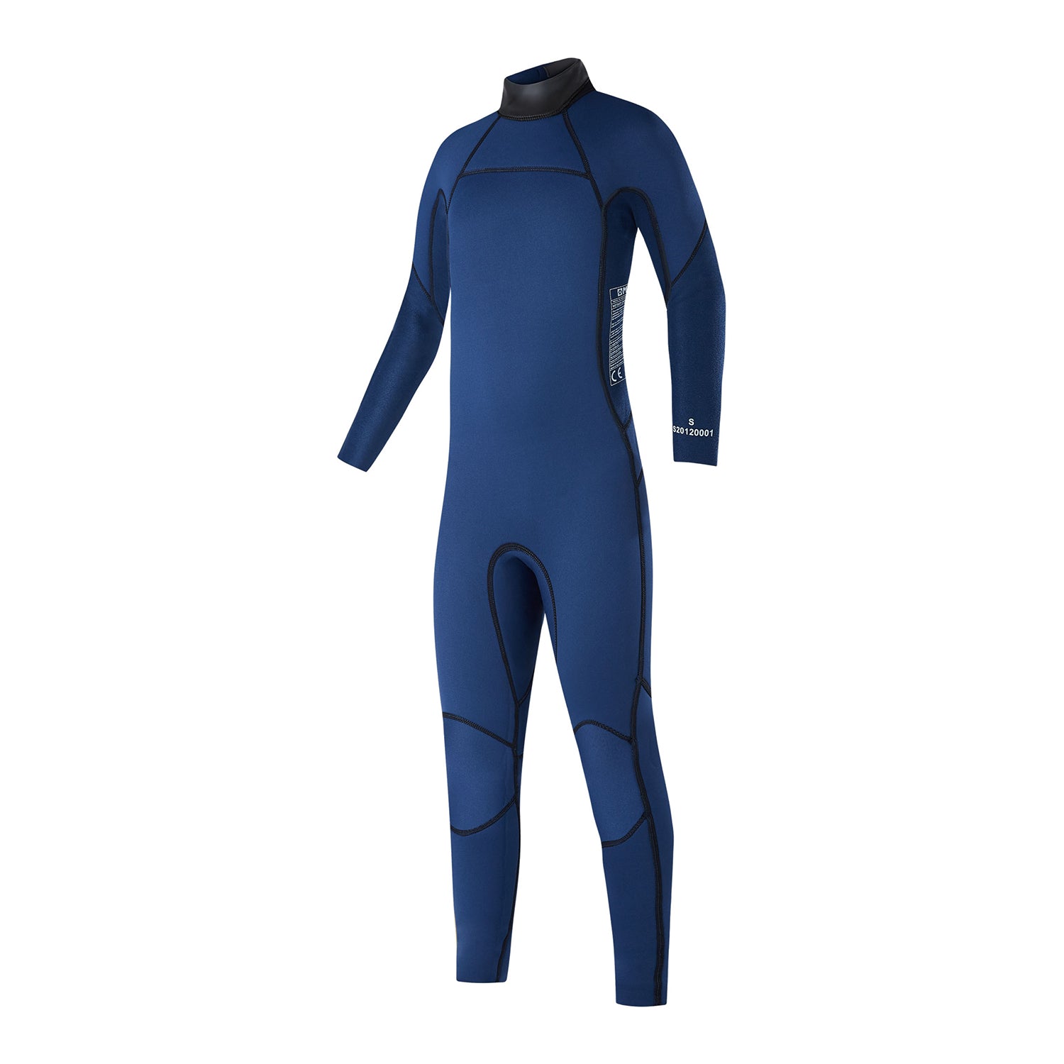  Mystic Junior Star 3/2 GBS Back Zip Flatlock Wetsuit - Night Blue