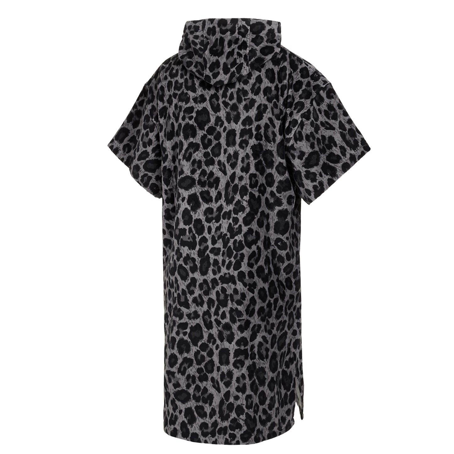  Mystic Velours AOP Poncho - Black