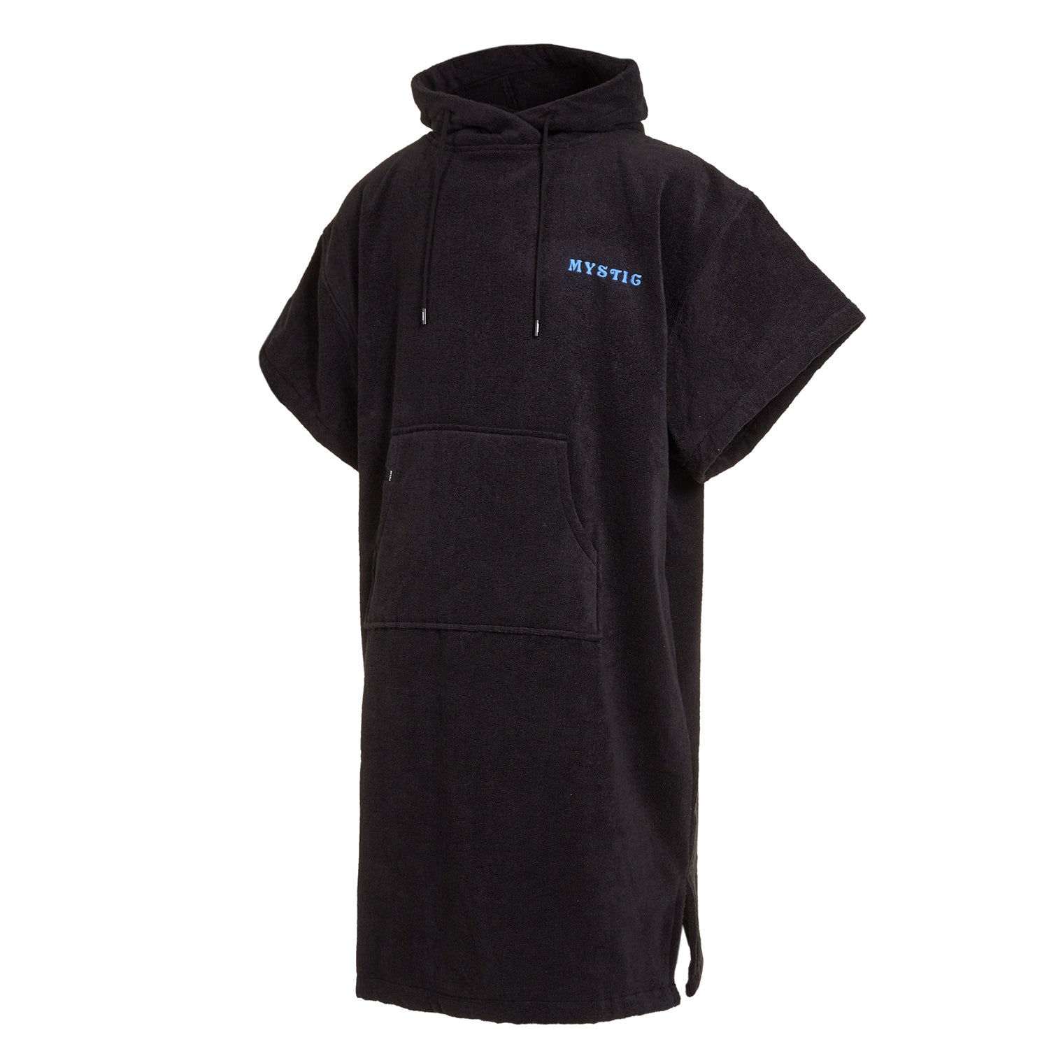  Mystic Velours Artwork Poncho - Black