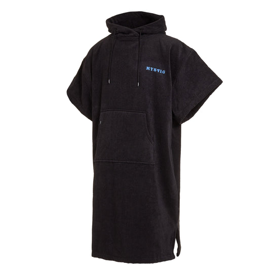  Mystic Velours Artwork Poncho - Black