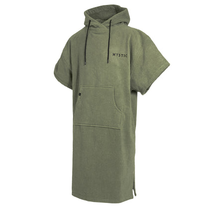  Mystic Velours Artwork Poncho - Olive Green