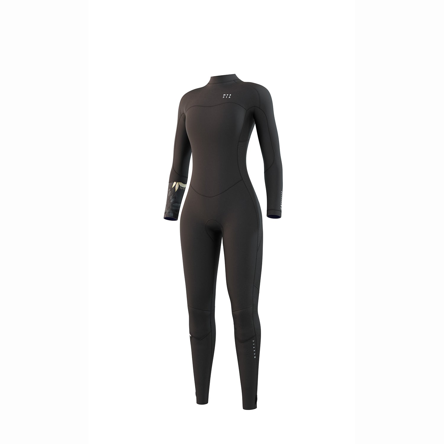  Mystic Womens Dazzled 4/3 GBS Back Zip Wetsuit - Black