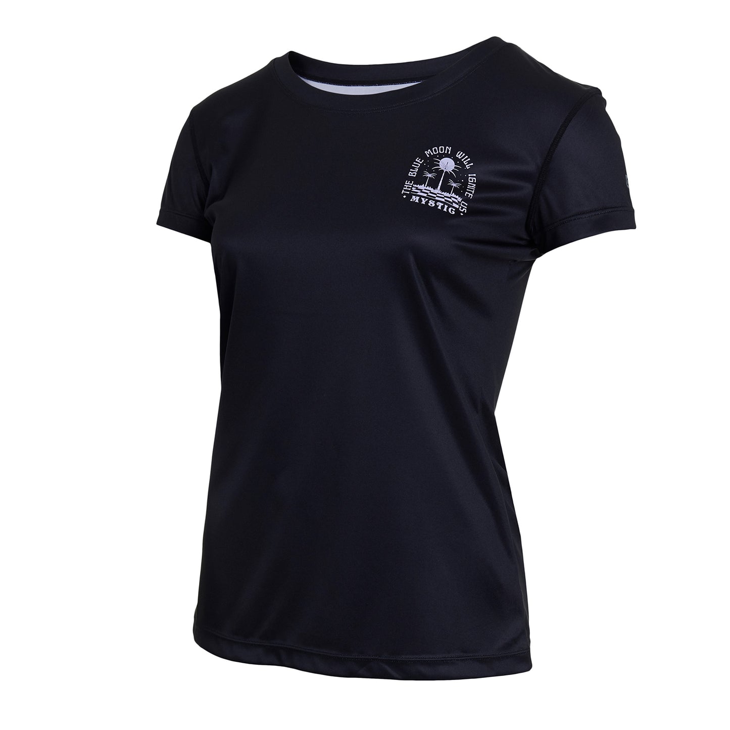  Mystic Womens Ignite Short-Sleeve Rashvest - Black