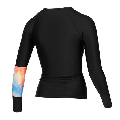  Mystic Womens Jayde Long-Sleeve Rashvest - Rainbow