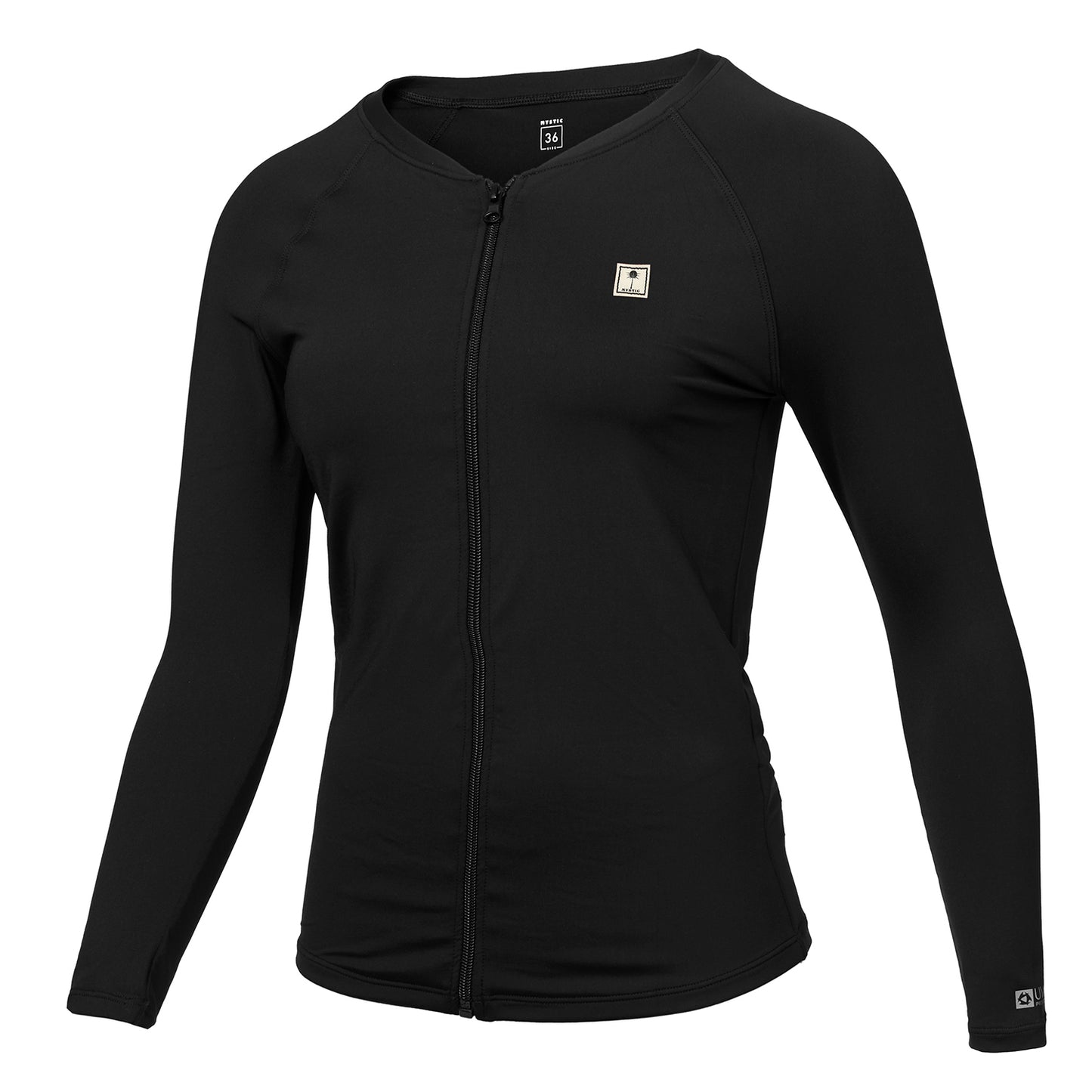  Mystic Womens Moonlight Long-Sleeve Rashvest - Black