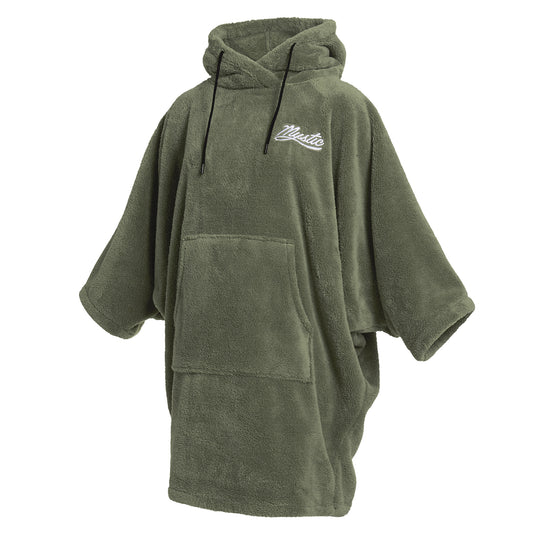  Mystic Womens Teddy Poncho - Olive Green