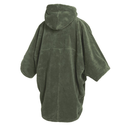  Mystic Womens Teddy Poncho - Olive Green