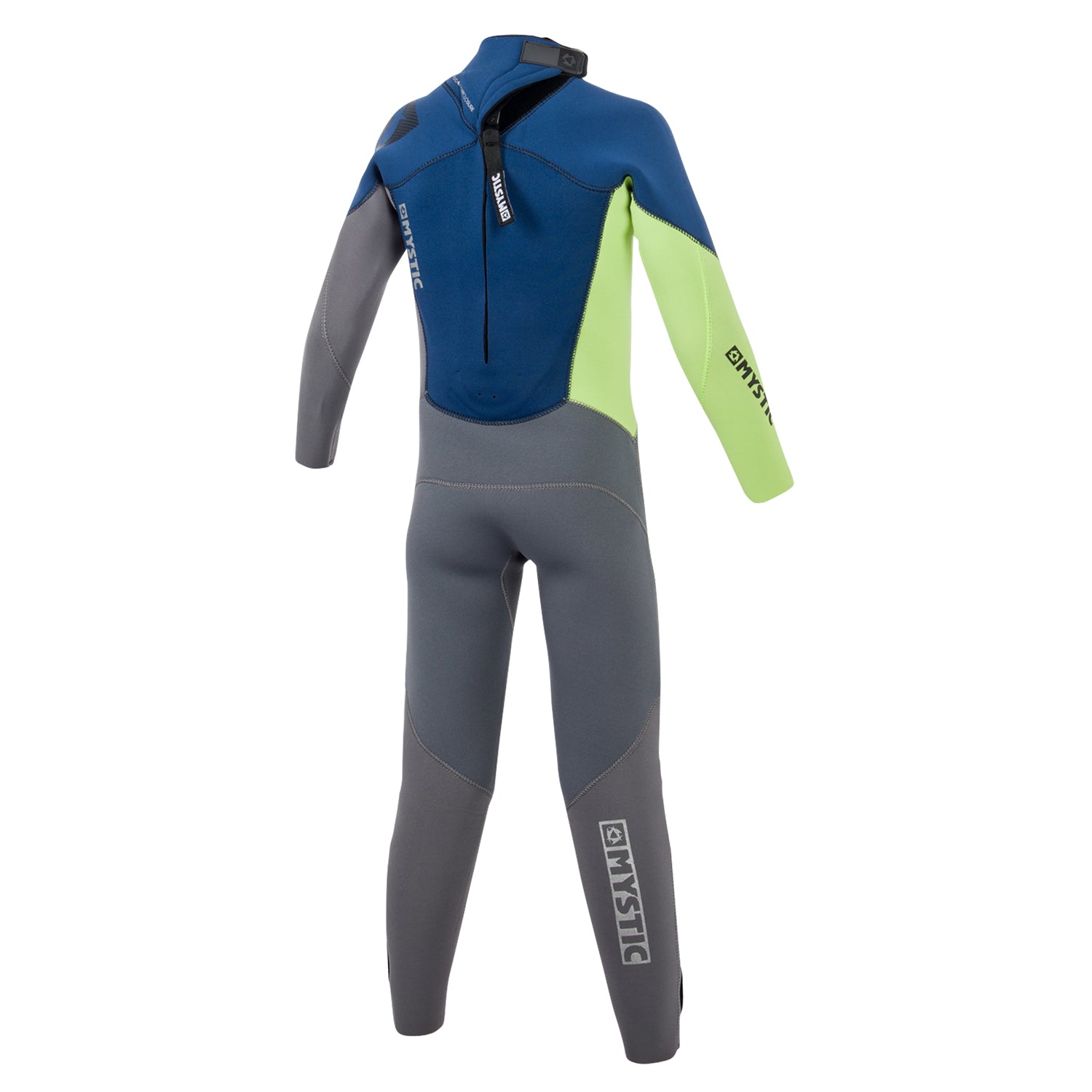  Mystic Junior Star 3/2mm Back-Zip Flatlock Wetsuit - Navy
