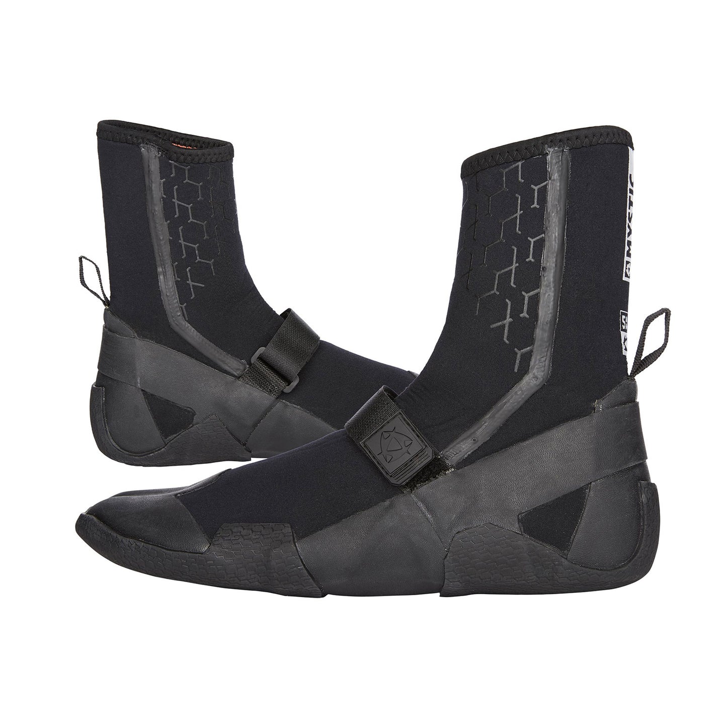  Mystic Marshall 5mm Round-Toe Wetsuit Boots - Black